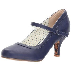 Bettie Page Women's Bp320-Bettie Dress Pump 8 Navy